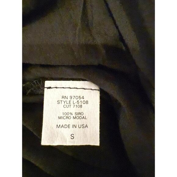 Revolve Lanston NWT Slinky Sleeveless Wrap Blouse-Size Small-Black - Picture 8 of 11